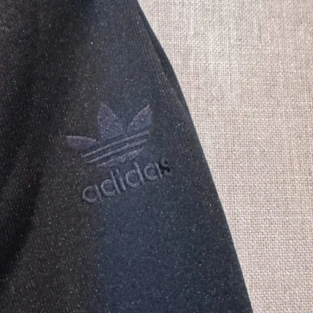 Adidas Originals XS Black Track Pants Joggers NWT 3 Stripes Trefoil Logo